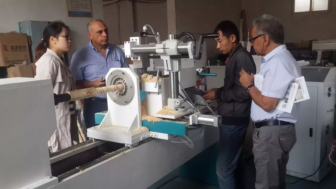 埃及客户了解木工车床 埃及客户了解木工车床